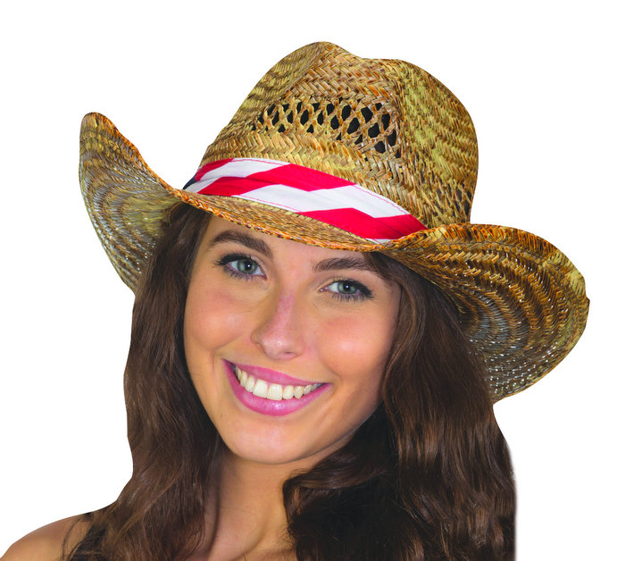 Sombrero clásico de vaquero de paja alto para niños Jacobson Hat Company  0789610978199